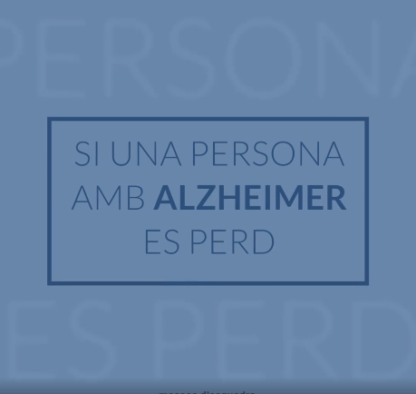 Si una persona amb Alzheimer es perd, recomanacions